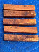 Curly Koa Pen Blanks 5@6”x1”x1”