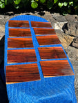 10 pieces of reclaimed Milo wood 4mm thin by 8” long by 4-5” wide