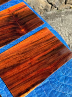 10 pieces of reclaimed Milo wood 4mm thin by 8” long by 4-5” wide