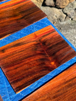 10 pieces of reclaimed Milo wood 4mm thin by 8” long by 4-5” wide
