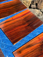 10 pieces of reclaimed Milo wood 4mm thin by 8” long by 4-5” wide