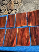 10 pieces of reclaimed Milo wood 4mm thin by 7-8.5” long by 4 1/4-5.5” wide