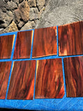 10 pieces of reclaimed Milo wood 4mm thin by 7-8.5” long by 4 1/4-5.5” wide