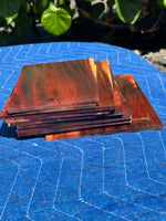 10 pieces of reclaimed Milo wood 4mm thin by 7-8.5” long by 4 1/4-5.5” wide