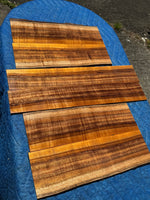 Figured Curly Koa Concert Ukulele 6 piece set