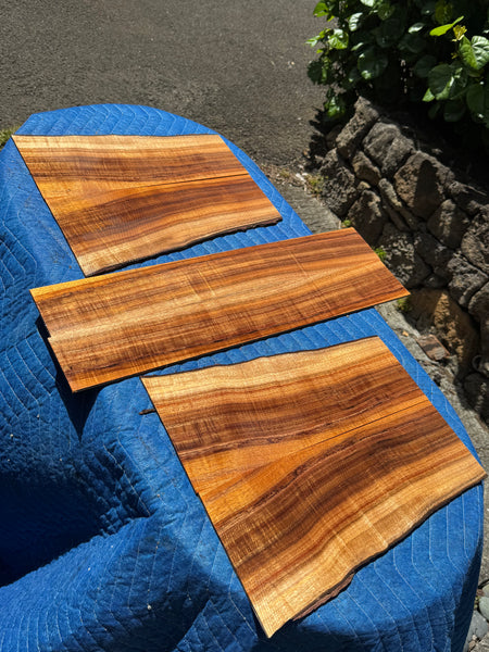 Figured Koa tenor Ukulele 6pc set