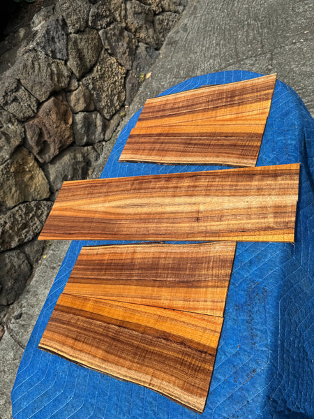 Figured Koa tenor Ukulele 6pc set