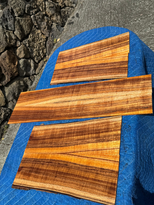 Figured Koa tenor Ukulele 6pc set