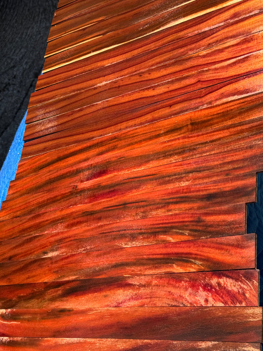Reclaimed Milo 4mm thin wood 23 pieces 20-24”x1-2”