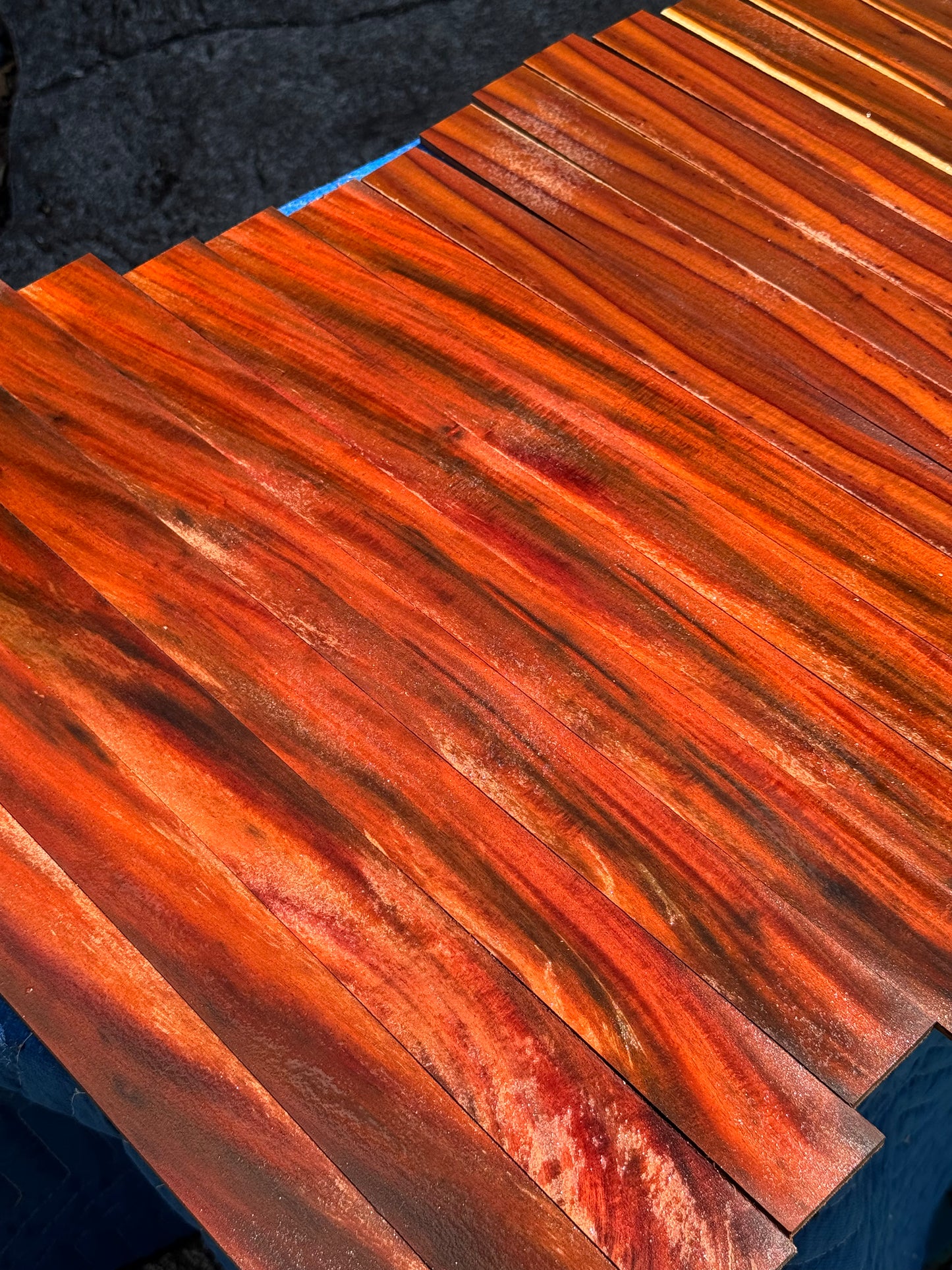 Reclaimed Milo 4mm thin wood 23 pieces 20-24”x1-2”