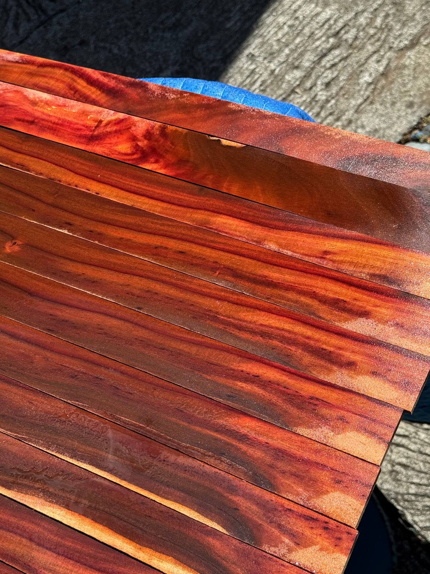 Reclaimed Milo 4mm thin wood 23 pieces 20-24”x1-2”
