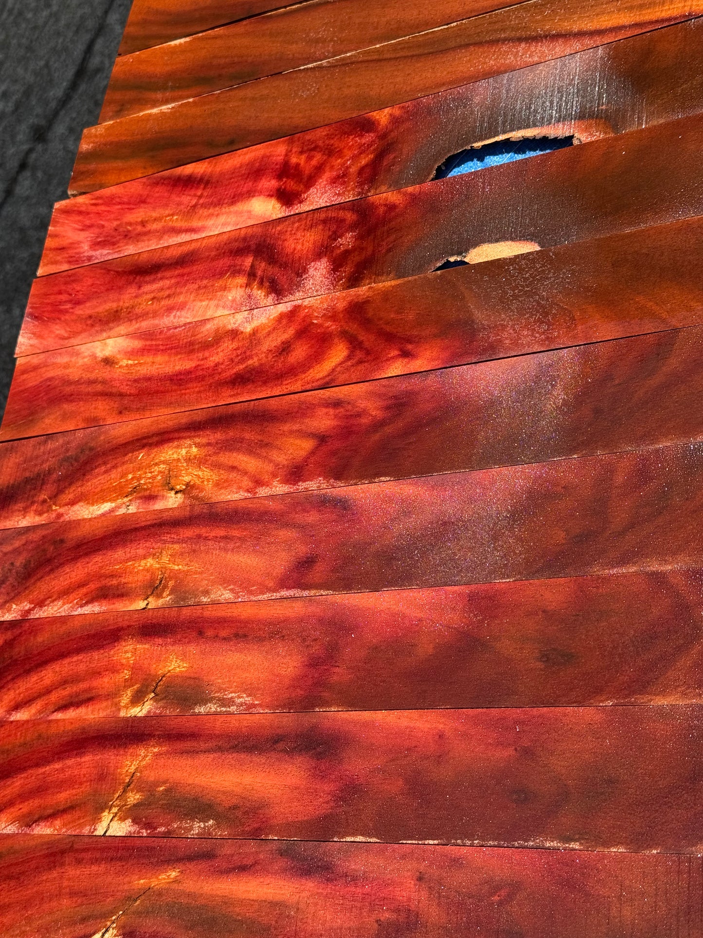 Reclaimed Milo 4mm thin wood 18 pieces 20-24”x1-2”