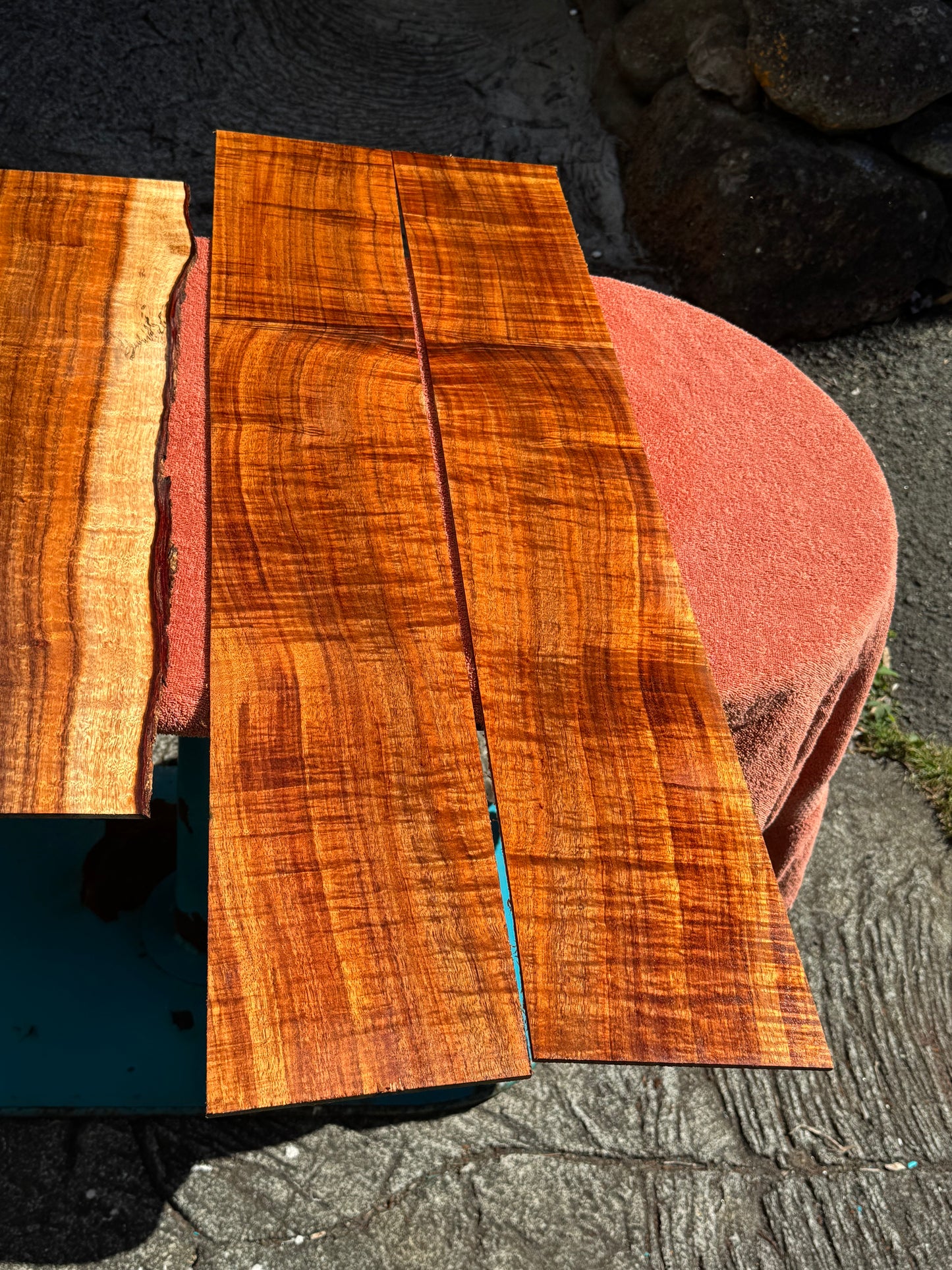 Curly Koa 4 piece Jumbo Guitar set