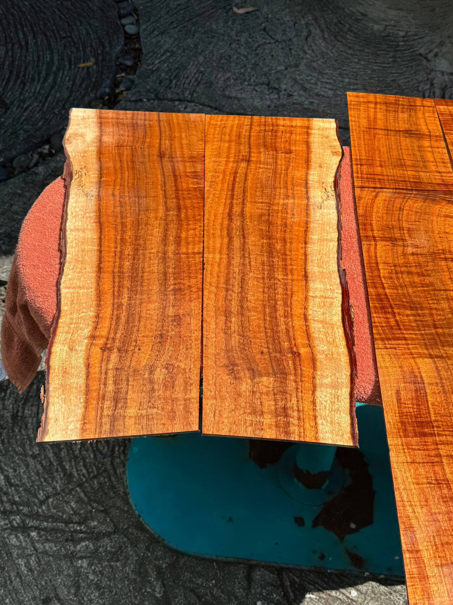 Curly Koa 4 piece Jumbo Guitar set