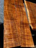 4A Curly Koa jumbo Guitar 4 piece set