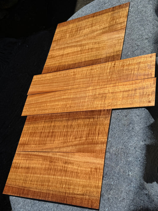 Premium Koa Baritone Ukulele 6pc set