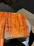 3A Curly Koa Jumbo Guitar 4 piece set