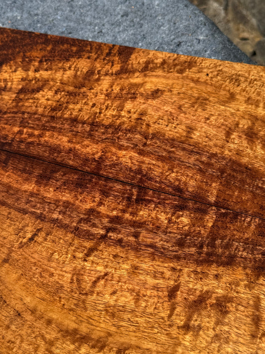 3A Curly Koa Jumbo Guitar 4 piece set