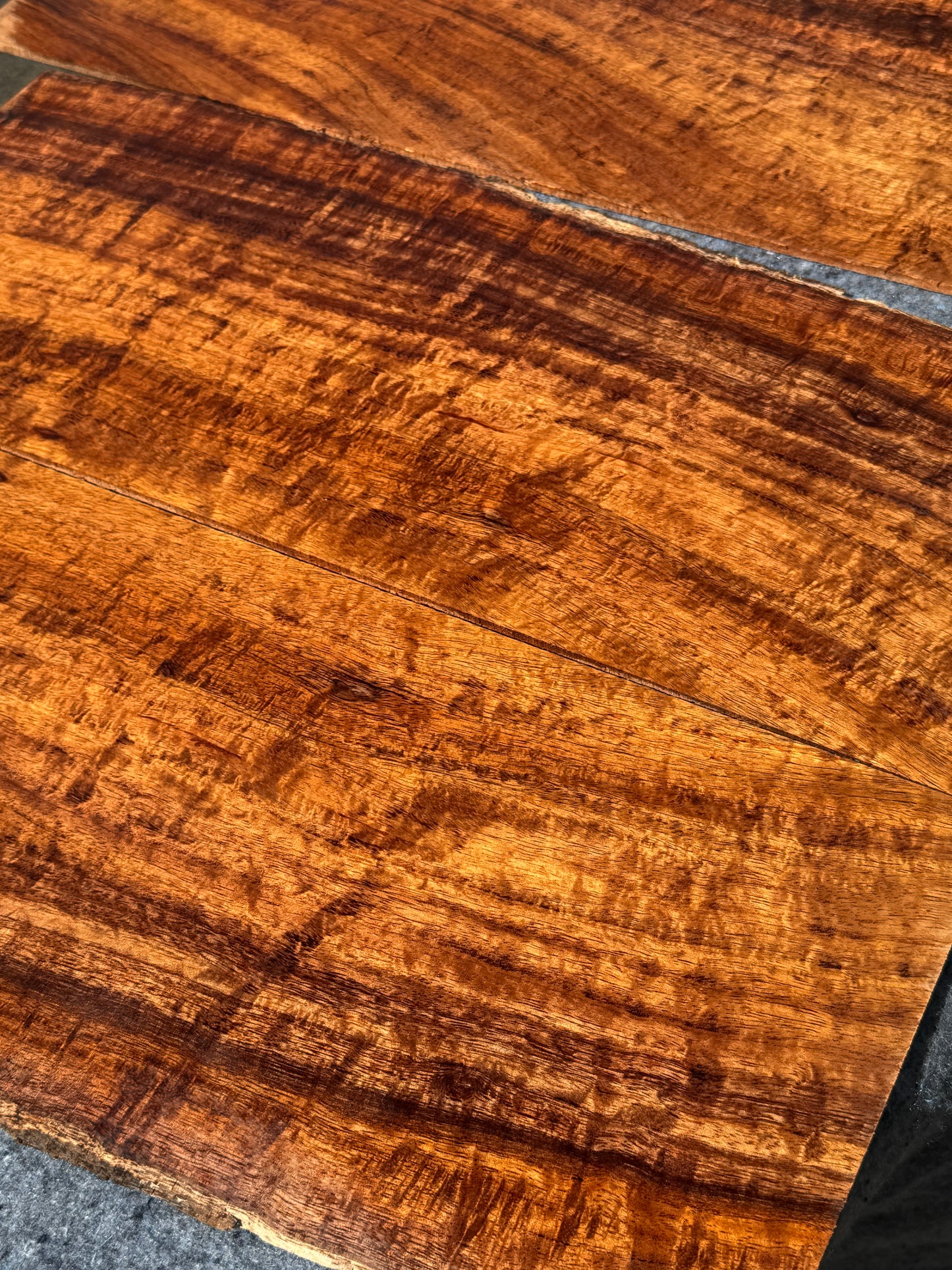 3A Curly Koa Jumbo Guitar 4 piece set