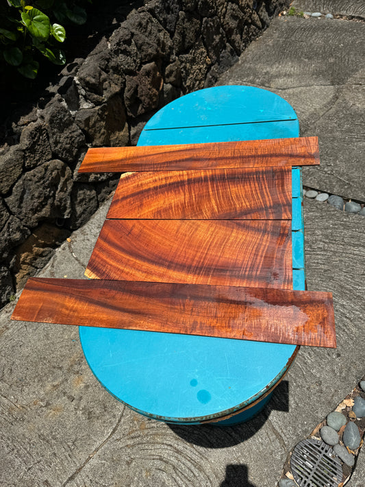 Curly Koa CI/000 Classical Guitar 4 piece set