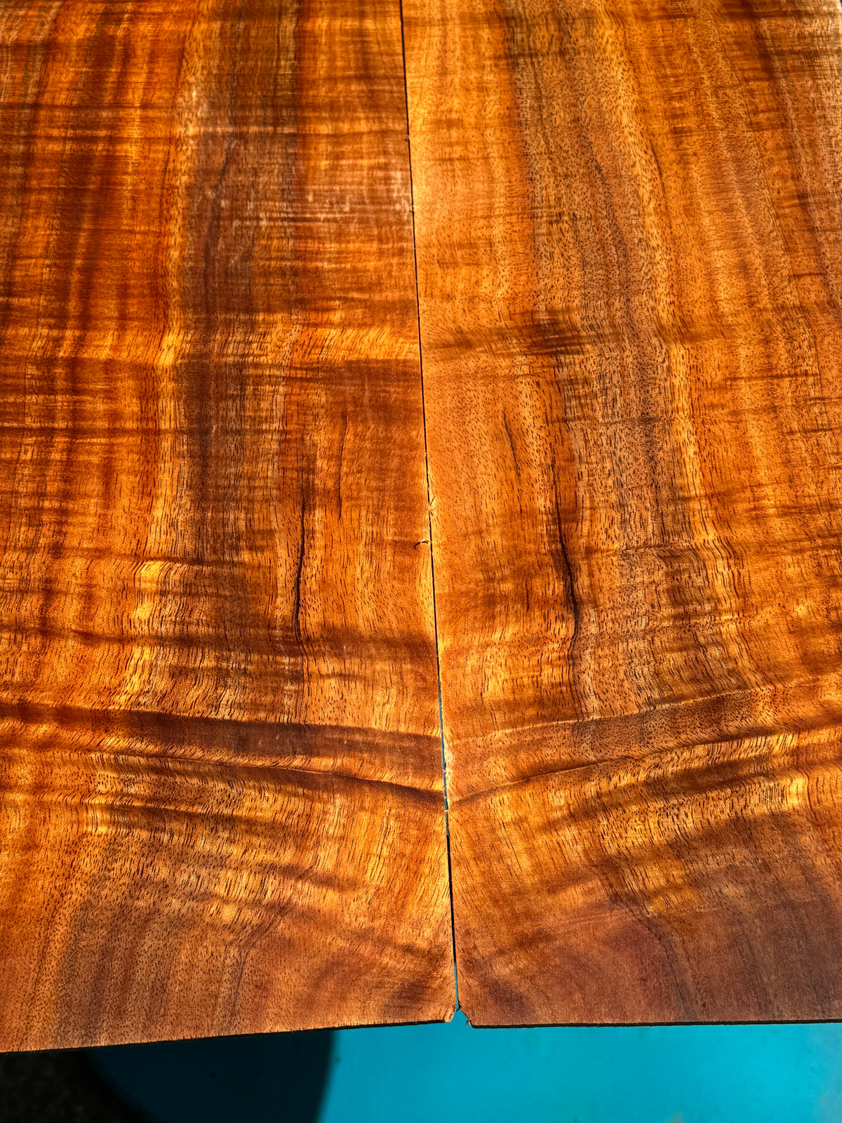 Curly Koa Jumbo Guitar 4 piece set