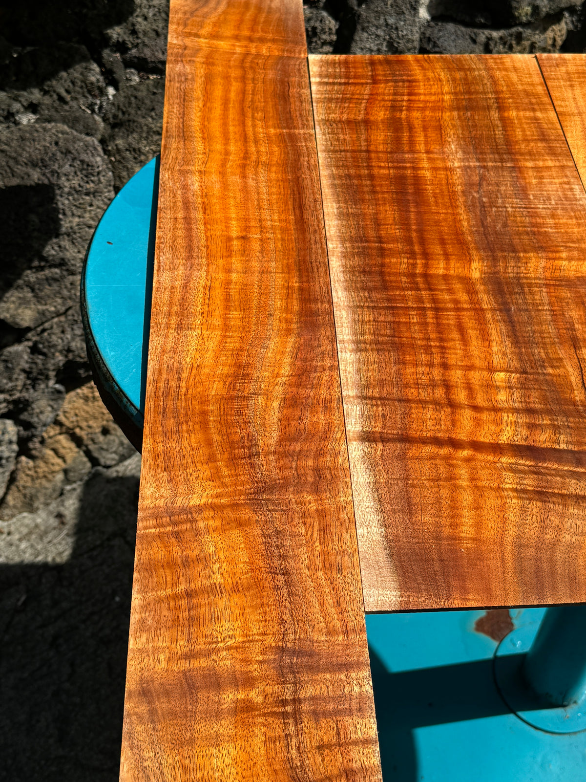Curly Koa Jumbo Guitar 4 piece set