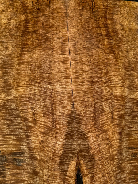 “The King” Curly Mango Electric Guitar Carved Drop Top 2@23 3/4”x9 7/8”x7/16 (10mm)”