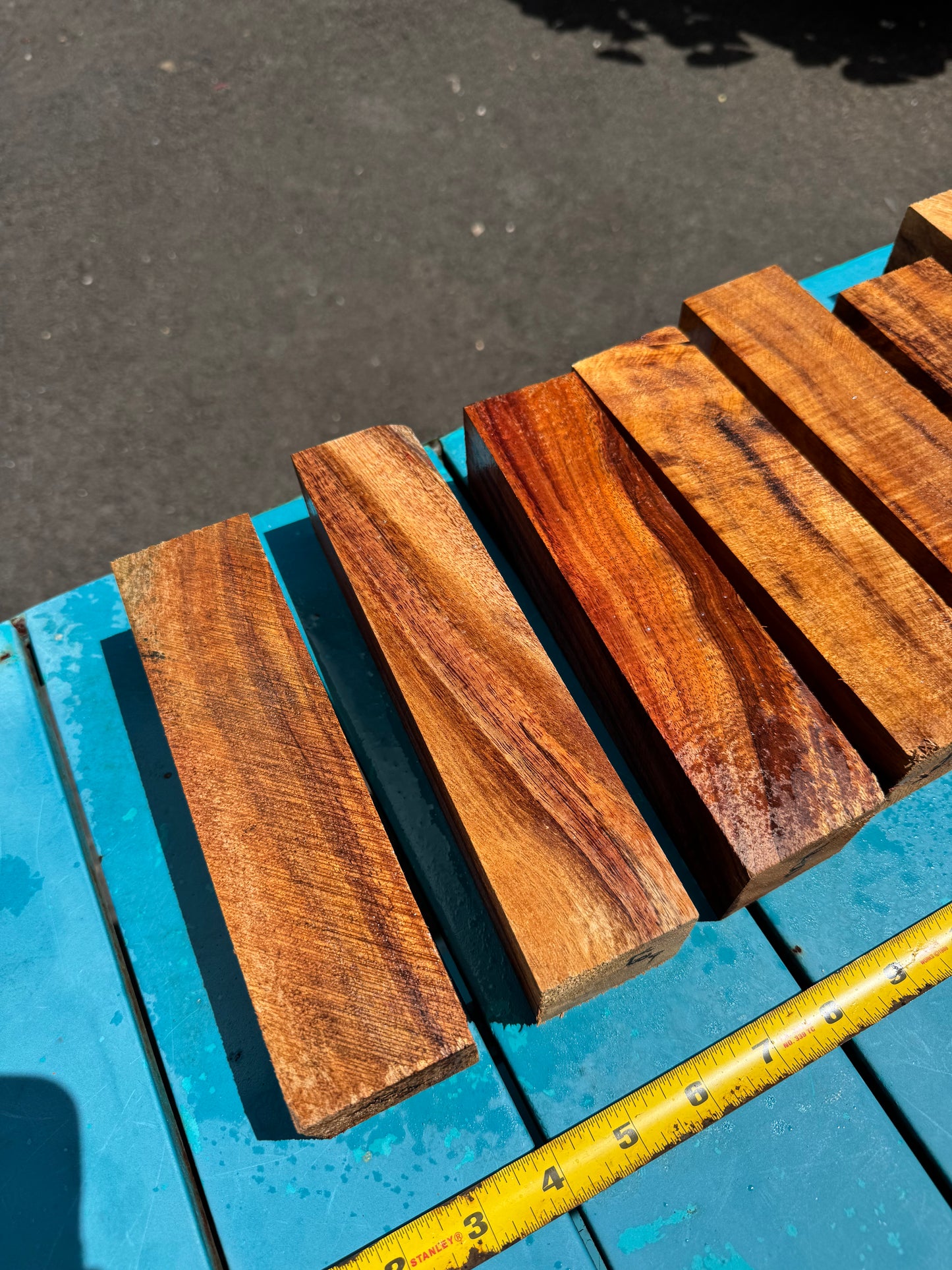 Figured Koa Turning Blank 7-8”x2”x2”