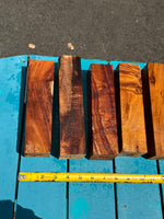 Figured Koa Turning Blank 7-8”x2”x2”