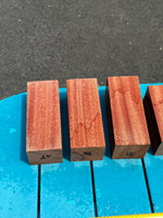 African Mahogany turning blanks 5-6”x2.5”x2 1/4”