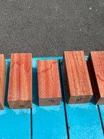 African Mahogany turning blanks 5-6”x2.5”x2 1/4”