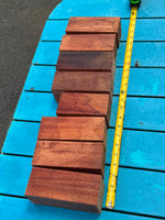 African Mahogany turning blanks 5-6”x2.5”x2 1/4”