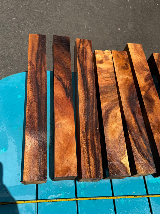 Monkey Pod Turning Blanks (16-18” x 2 1/4” x 2 1/4”)