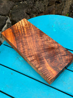 Premium Curly Koa wood 13”x6”x1 1/4”