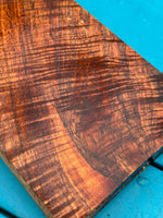 Premium Curly Koa wood 13”x6”x1 1/4”