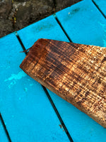 Premium Spalted Rustic Curly Koa wood 12”x3-7”x1 1/4”