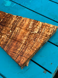 Premium Spalted Rustic Curly Koa wood 12”x3-7”x1 1/4”