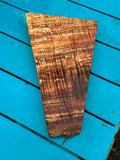 Premium Spalted Rustic Curly Koa wood 12”x3-7”x1 1/4”