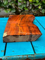 Premium Curly Live Edge Koa 13”x5-6 3/4”x1 1/4”