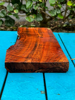 Premium Curly Live Edge Koa 13”x5-6 3/4”x1 1/4”