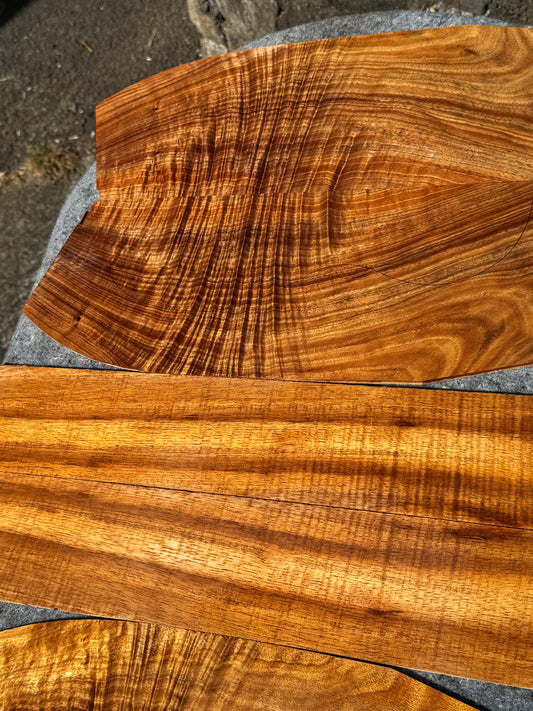“The Adriana” Premium Curly Koa 6 piece Tenor Ukulele