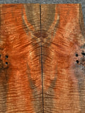 Curly Mango Bookmatched 4mm boards 2@15”x4”x4mm