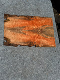Curly Mango Bookmatched 4mm boards 2@15”x4”x4mm