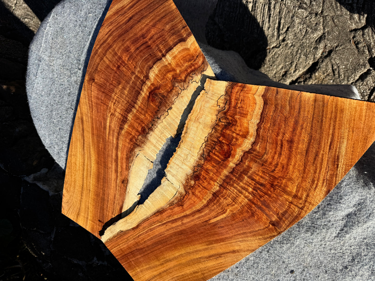 Premium Curly Koa 2 piece Guitar Tops