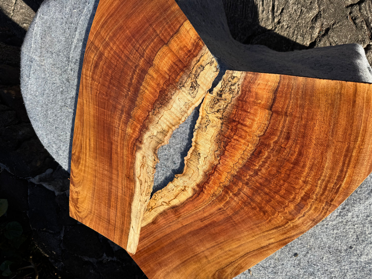 Premium Curly Koa 2 piece Guitar Tops