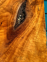 Curly Koa Live Edge Slab 27”x7.5-14”x1”