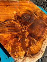 Curly Koa Live Edge Slab 15”x11-18”x1.5-2.5”