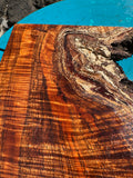 Curly Koa Live Edge Slab Spalted 13”x7.5-14”x1 1/4”