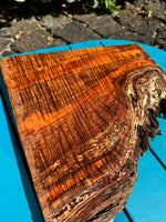 Curly Koa Live Edge Slab Spalted 13”x7.5-14”x1 1/4”