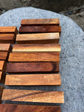 Figured Koa Pen Blanks 5@5.5”x1”x1”
